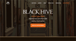 Desktop Screenshot of blackhivetattoo.com